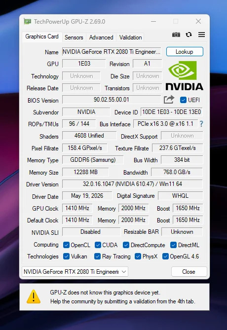 NVIDIA szykowała konsumencką wersję układu TITAN RTX? Niewydany GeForce RTX 2080 Ti SUPER odnaleziony po latach [2]