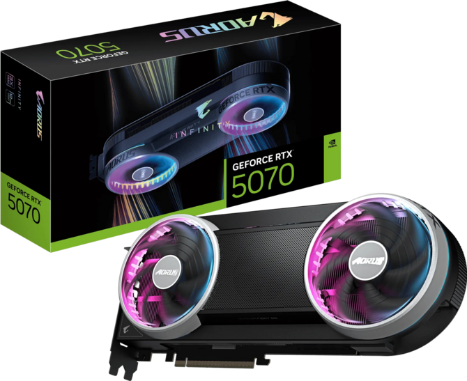 GIGABYTE AORUS GeForce RTX 5070 Infinity - Firma potwierdza specyfikację nadchodzącej karty graficznej [2]
