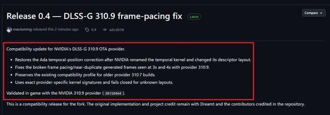 NVIDIA Multi Frame Generation dzięki moderom działa na układach graficznych GeForce RTX 4000 i to działa bardzo dobrze [2]