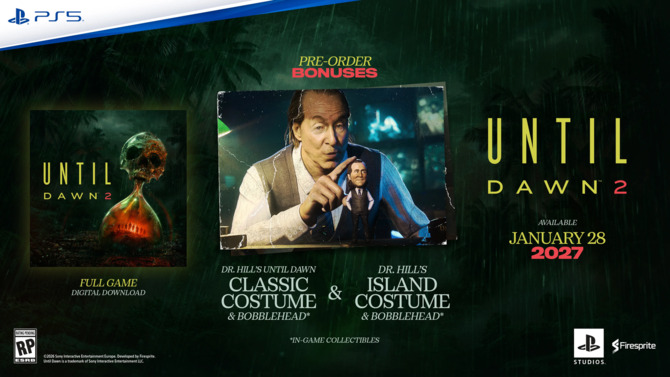 Until Dawn 2 to nowy horror od Sony i studia Firesprite Games. Premiera na PlayStation 5 już na początku 2027 roku [7]