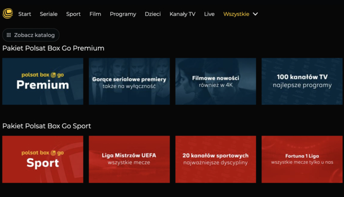 Polsat Box Go Premium i Sport w praktyce: Liga Mistrzów UEFA, hity kinowe w jakości 4K i seriale premium [3]