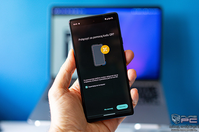 Forget about logging in with your Google password.  Use your fingerprint with the new Keys feature.  See the guide on how to do it [nc1]
