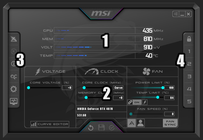 Jak przeprowadzić undervolting karty graficznej NVIDIA GeForce RTX 4070 i jak dużego spadku poboru mocy możemy oczekiwać? [2]