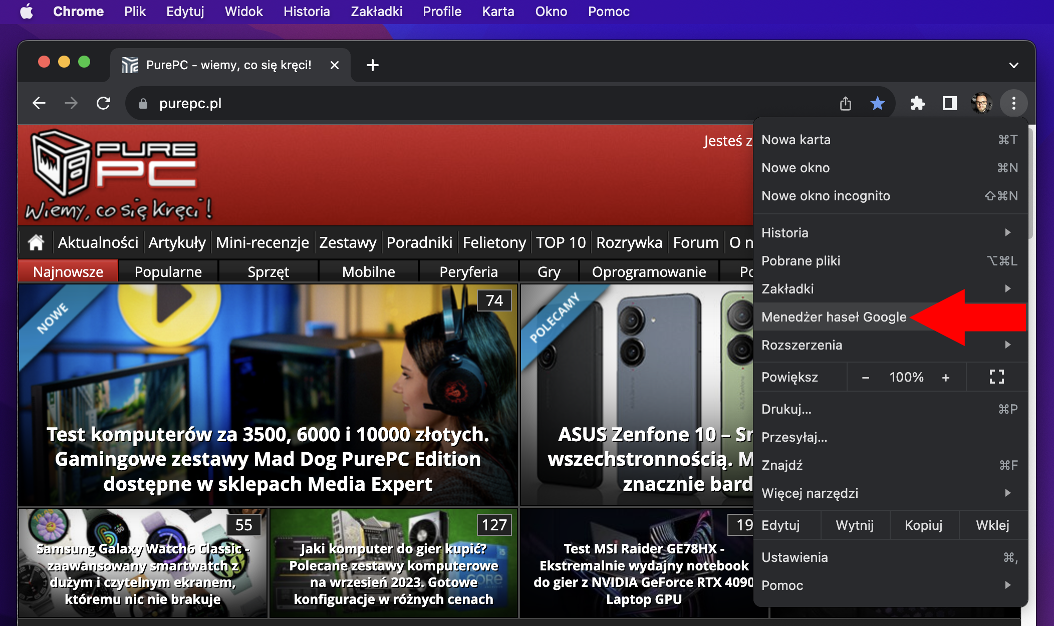 Jak skopiować i przenieść hasła z przeglądarki Safari do Chrome