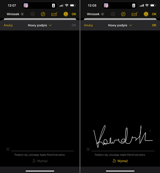 Jak podpisać dokument na telefonie z systemem iOS i Android. Poradnik krok po kroku [nc1]