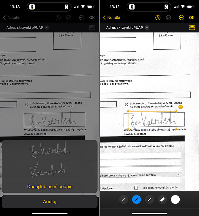 Jak podpisać dokument na telefonie z systemem iOS i Android. Poradnik krok po kroku [nc1]