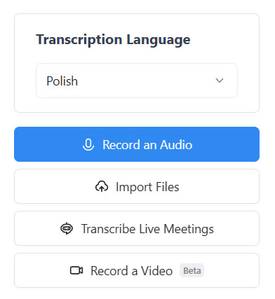 Transkrypcja audio, video i spotkań online do tekstu, również po polsku. Usługa Notta.AI sporo rzeczy zrobi za darmo [nc1]