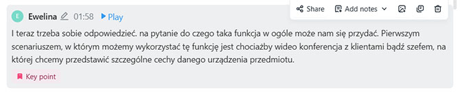 Transkrypcja audio, video i spotkań online do tekstu, również po polsku. Usługa Notta.AI sporo rzeczy zrobi za darmo [nc1]