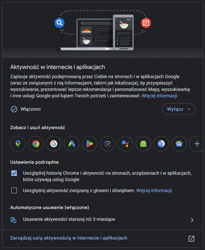 Google wie, gdzie byłeś i którędy jechałeś. Jak usunąć historię lokalizacji i innej aktywności na koncie? Krótki poradnik [nc1]