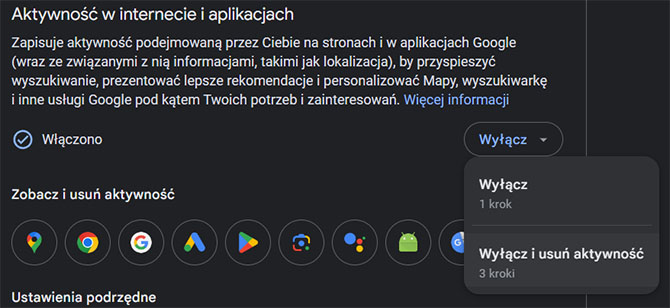 Google wie, gdzie byłeś i którędy jechałeś. Jak usunąć historię lokalizacji i innej aktywności na koncie? Krótki poradnik [nc1]