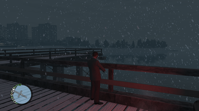 GTA 4 w zimowym wydaniu. Instalujemy modyfikacje, zmieniające wygląd Liberty City w grze studia Rockstar Games [nc1]