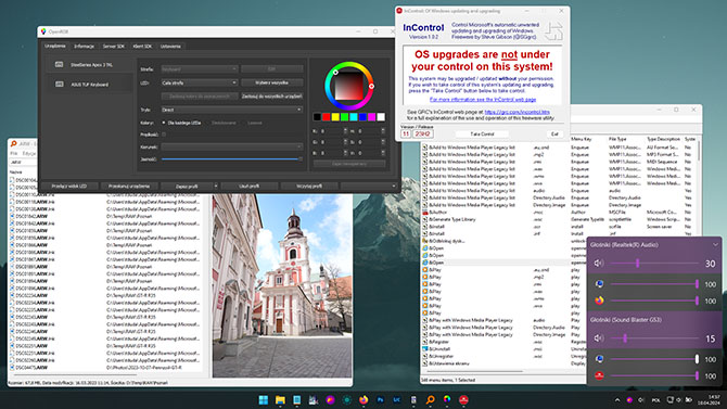 Przydatne programy do Windows cz. 4. Kontrola oświetlenia RGB, blokowanie aktualizacji, odblokowywanie plików i inne [nc1]