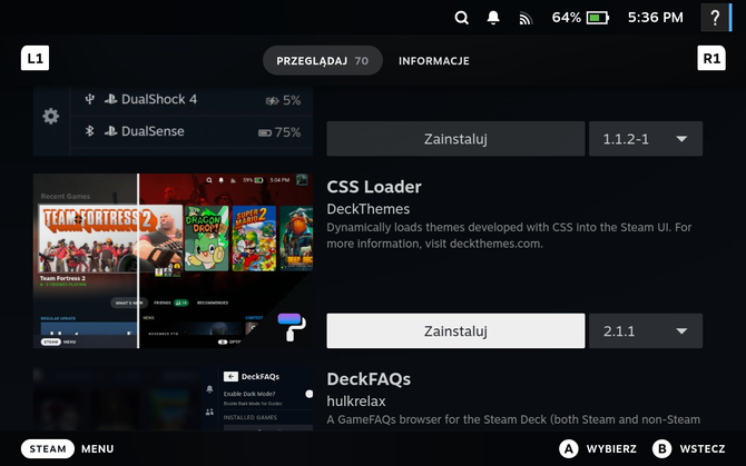 Wykorzystaj potencjał Steam Decka i wkrocz do świata retro gier. Poradnik z udziałem Decky Loader i EmuDeck [13]