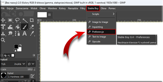 Dodaj sztuczną inteligencję do programu Gimp! Funkcje AI z Photoshopa dostępne za darmo. Poradnik krok po kroku [nc1]