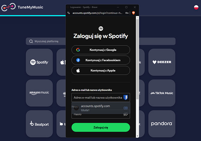 Jak przenieść muzykę ze Spotify do Tidal lub pomiędzy innymi usługami online? Poradnik [nc1]