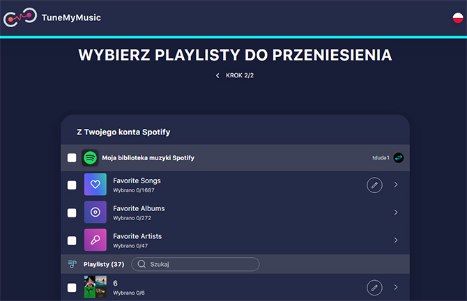 Jak przenieść muzykę ze Spotify do Tidal lub pomiędzy innymi usługami online? Poradnik [nc1]