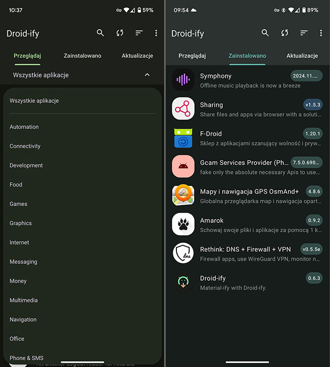 Darmowe aplikacje na Androida, listopad 2024. Alternatywny sklep, ukrywanie plików, nowy AOD, korektor dźwięku i inne [nc1]