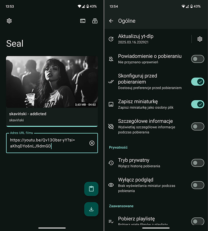 Darmowe aplikacje na Androida, marzec 2025. Pobieranie muzyki ze Spotify i wideo z YouTube, firewall i inne [nc1]