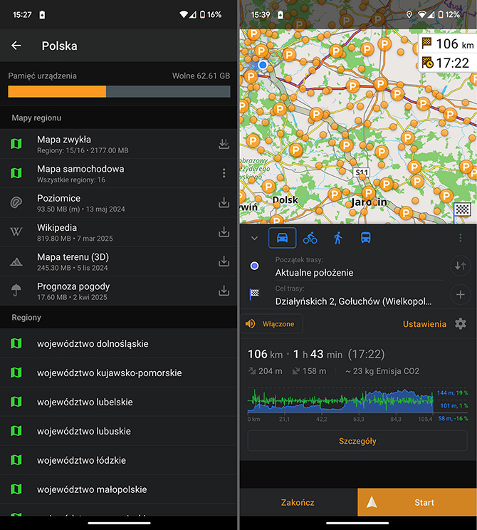 Darmowa nawigacja na telefon offline i online w 2025 roku. Na te mapy warto zwrócić uwagę [nc1]