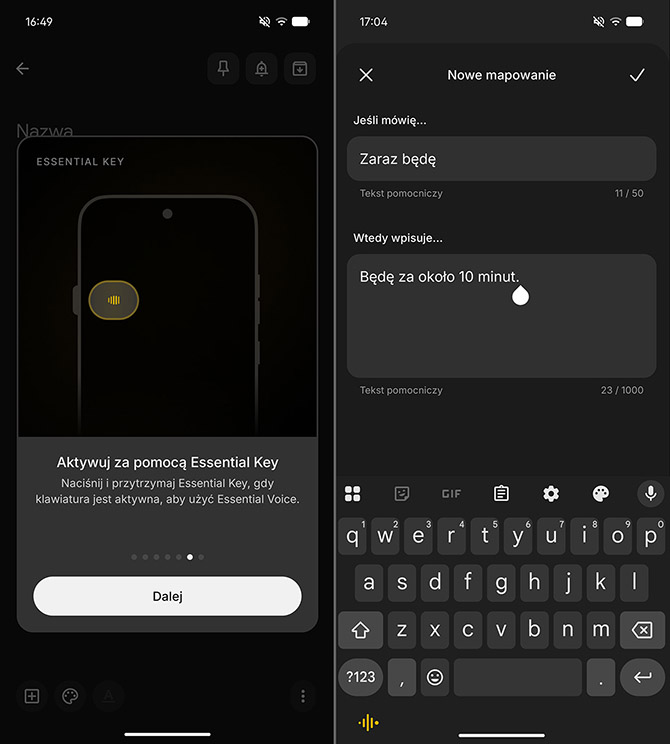 Essential Voice to nowa jakość dyktowania treści dla użytkowników smartfonów Nothing [nc1]