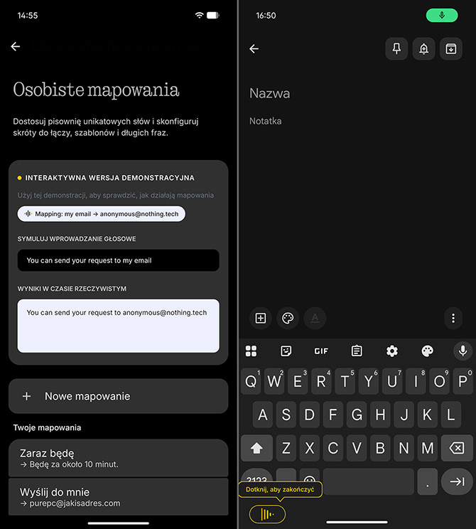 Essential Voice to nowa jakość dyktowania treści dla użytkowników smartfonów Nothing [nc1]