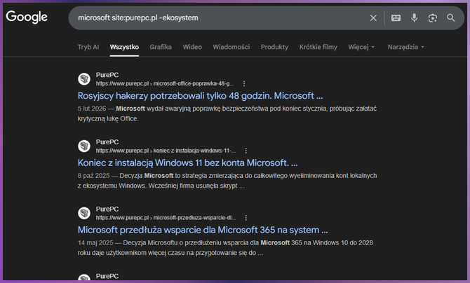 Przejmij kontrolę nad wyszukiwarką Google. Te triki warto znać, aby łatwiej znaleźć to, czego szukasz [8]