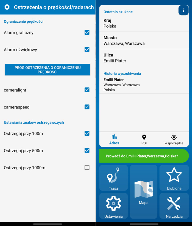 Darmowa nawigacja na telefon offline i online. Samochodowa, rowerowa, z fotoradarami i natężeniem ruchu. Zobacz ranking [10]