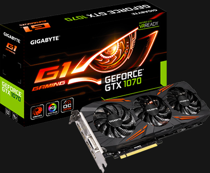 Karta graficzna GIGABYTE GV-N1070G1 GAMING-8GD