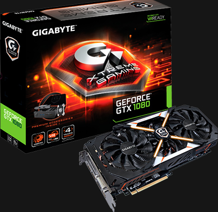 Karta graficzna GIGABYTE GV-N1080XTREME-8GD-PP