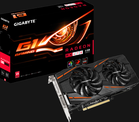 Karta graficzna GIGABYTE GV-RX470G1 GAMING-4GD