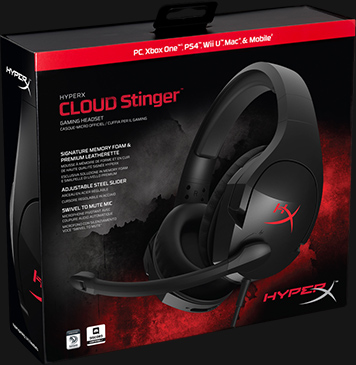 Słuchawki dla graczy HyperX Cloud Stinger