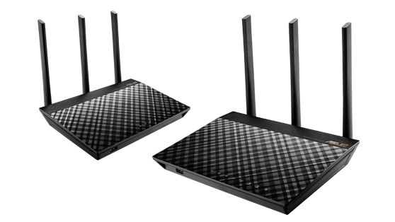 ASUS AiMesh AC1900 WiFi System (RT-AC67U 2-Pak) - foto 1