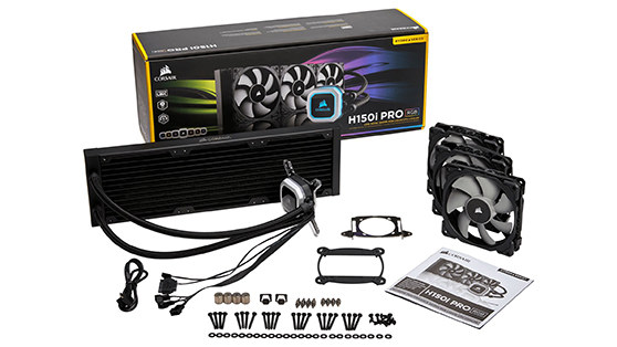 Chłodzenie wodne Corsair Hydro Series H150i PRO 360 mm - foto 3