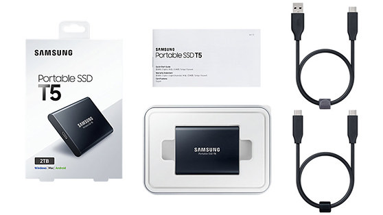 Przenośny dysk Samsung SSD T5 - foto 4
