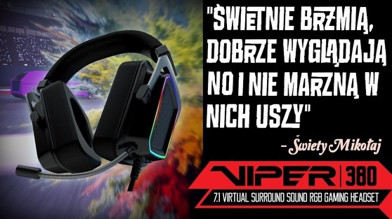 SŁUCHAWKI PATRIOT VIPER V380 RGB - foto 1