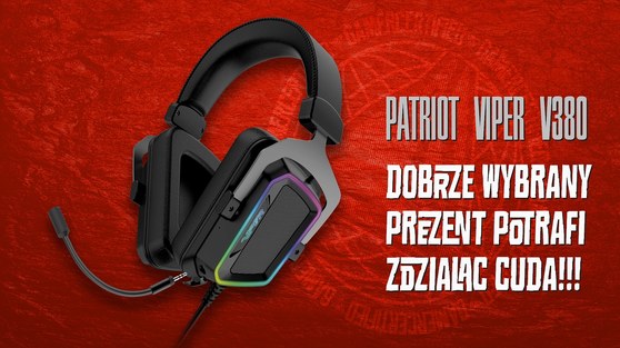 SŁUCHAWKI PATRIOT VIPER V380 RGB - foto 2