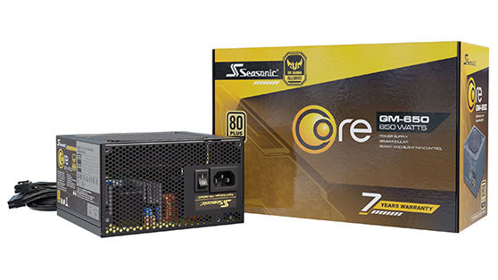 Zasilacz Seasonic CORE GM-650 Gold 650W - foto 1