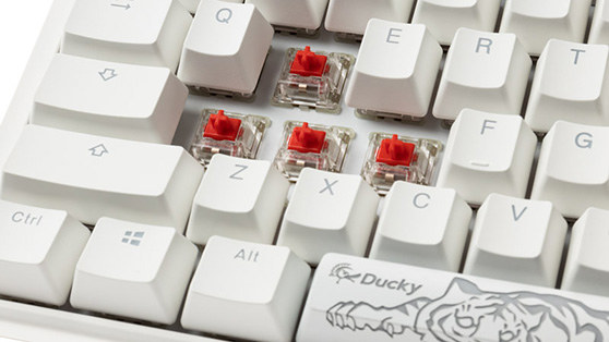 Ducky One 3 Classic Pure White TKL MX-Red - foto 2