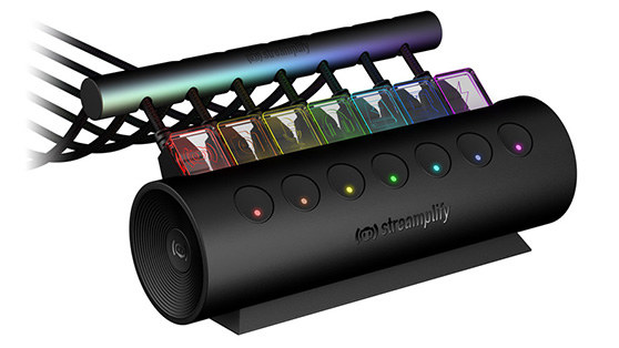 Streamplify CTRL7 - 7-Portowy HUB USB z podświetleniem RGB - foto 1