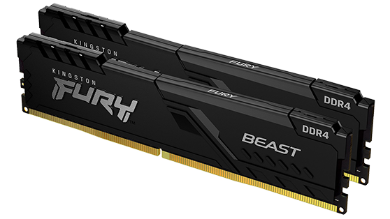 Pamięć RAM Kingston Fury Beast 32 GB 3200 CL16 DDR4 (2x16GB) - foto 1