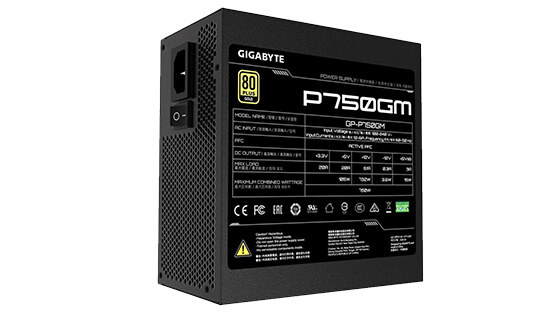 Zasilacz Gigabyte GP-P750GM 750W 80+ Gold - foto 4