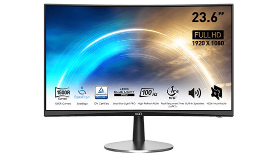 Monitor MSI PRO MP2422C FHD 100Hz - foto 1