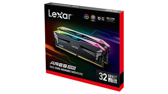 Pamięć RAM Lexar Ares RGB 32 GB 6400 MHz CL32 - foto 4