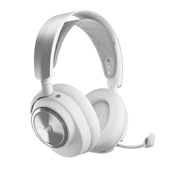 Zestaw słuchawkowy SteelSeries Nova Pro Wireless White - foto 1
