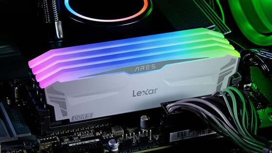 Pamięci RAM DDR5 Lexar Ares RGB 6000/6400/7200 - foto 2