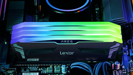 Pamięci RAM DDR5 Lexar Ares RGB 6000/6400/7200 - foto 4