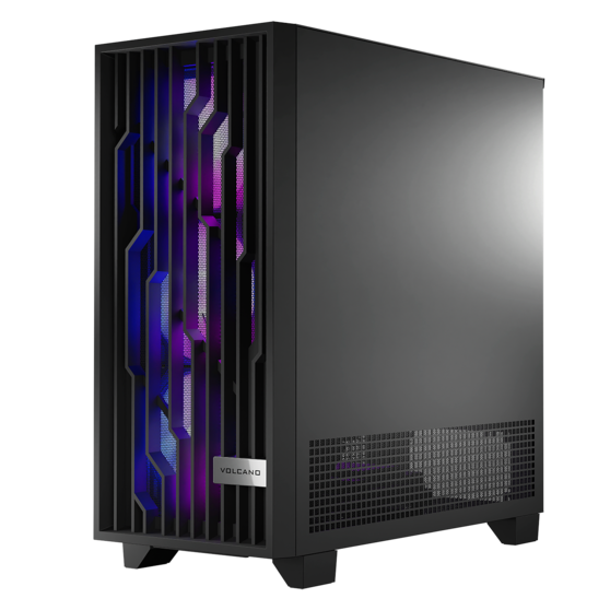 Obudowa Volcano Perun Apex ARGB Midi Black - foto 3