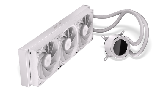 Chłodzenie AiO Krux HydroGlance 360 ARGB LCD White - foto 2