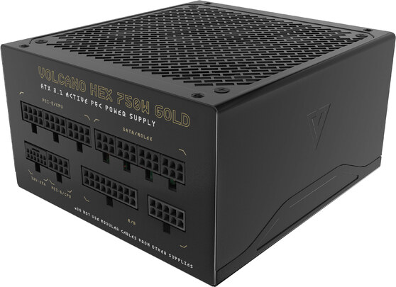 Zasilacz MODECOM Volcano Hex 750W GOLD ATX3.1 - foto 1