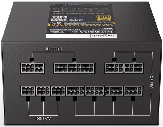Zasilacz ENDORFY Supremo FM5 650W 80 Plus Gold - foto 2